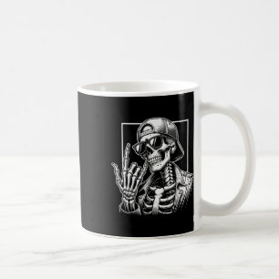 Taza De Café Rock hand Halloween disfraz rock Guay rock