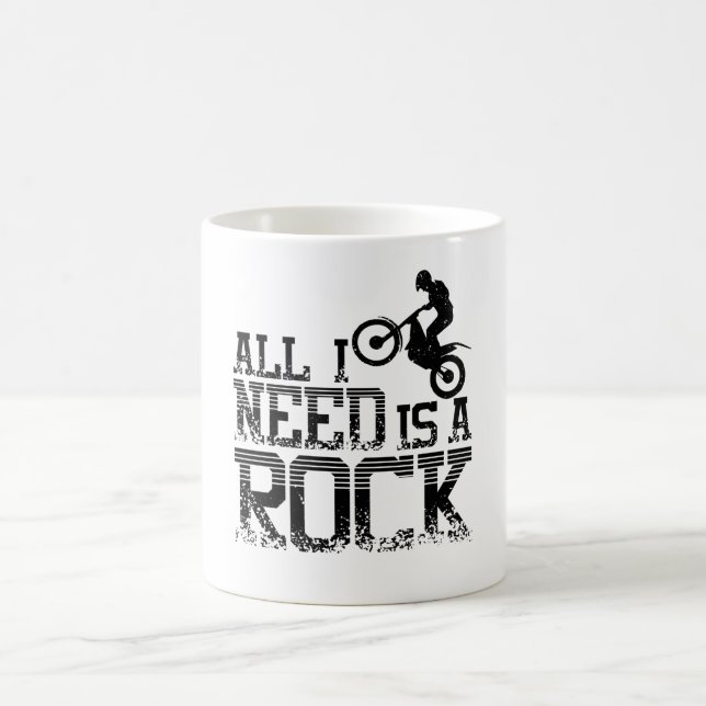 Taza De Café Rock Moto Trial Bike (Centro)