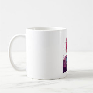 Taza De Café Rock N� Cr�neo � Concierto de esqueleto divertido