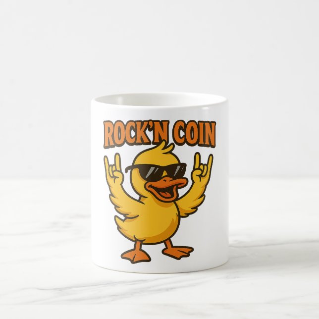 Taza De Café Rock’n Duck – Attitude garantie Tasse (Centro)