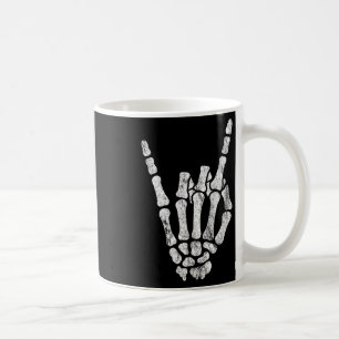 Taza De Café Rock N Roll Metalizado Molesto Con Escróteles De R