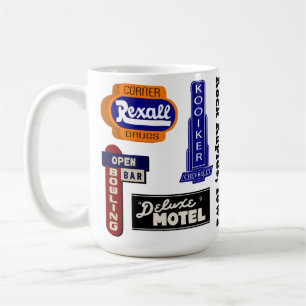Taza De Café Rock Rapids, Iowa vintage signatario mug