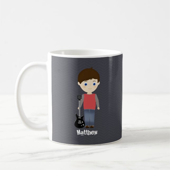Taza De Café Rock Star Birthday Boy (Izquierda)