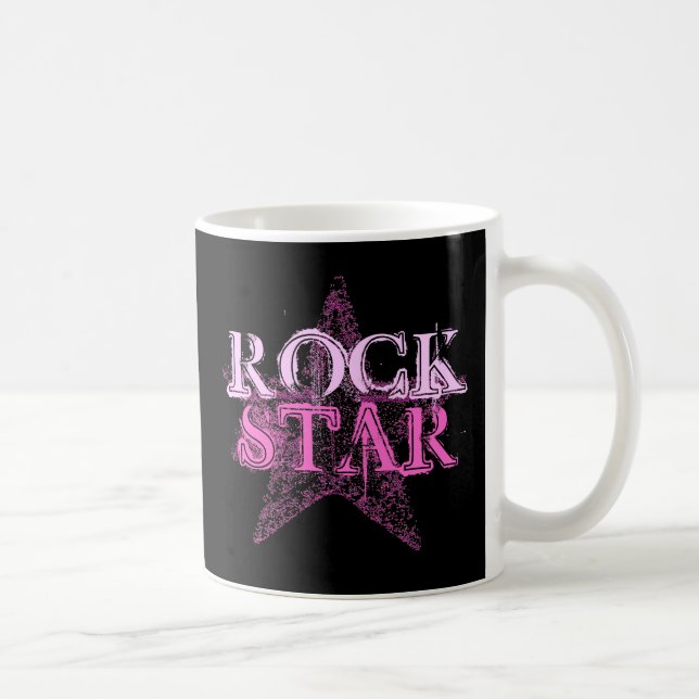 Taza De Café "ROCK STAR" Diva (Derecha)