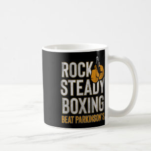 Taza De Café Rock Steady Boxing Parkinson: Guantes otoñales de
