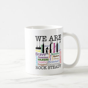 Taza De Café Rock Steady Women's Boxing Word Art