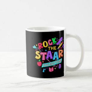 Taza De Café Rock The Test You Got This Test Day Teachers Stude
