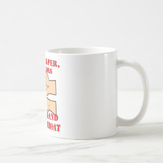 Taza De Café Rock, Tijeras De Papel, Cuchilla De La Garganta