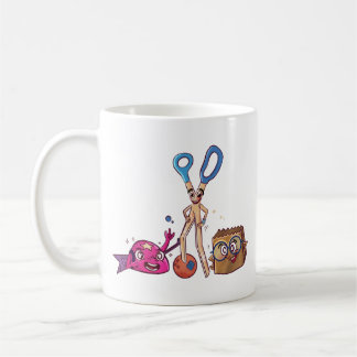 Taza De Café Rock, tijeras, papelera
