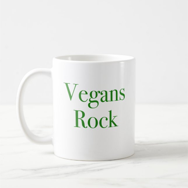 Taza De Café Rock vegetariano (Izquierda)