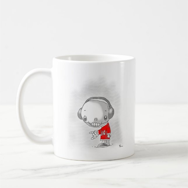 Taza De Café Rock Zombie Mug (Izquierda)