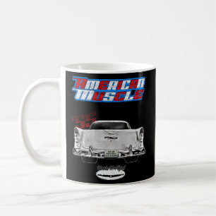 Taza De Café Rockabilly 1955 Cincuenta Aire Air Belair Tailfins