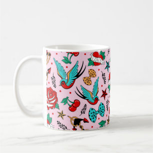 Taza De Café Rockabilly Ceramic Mug