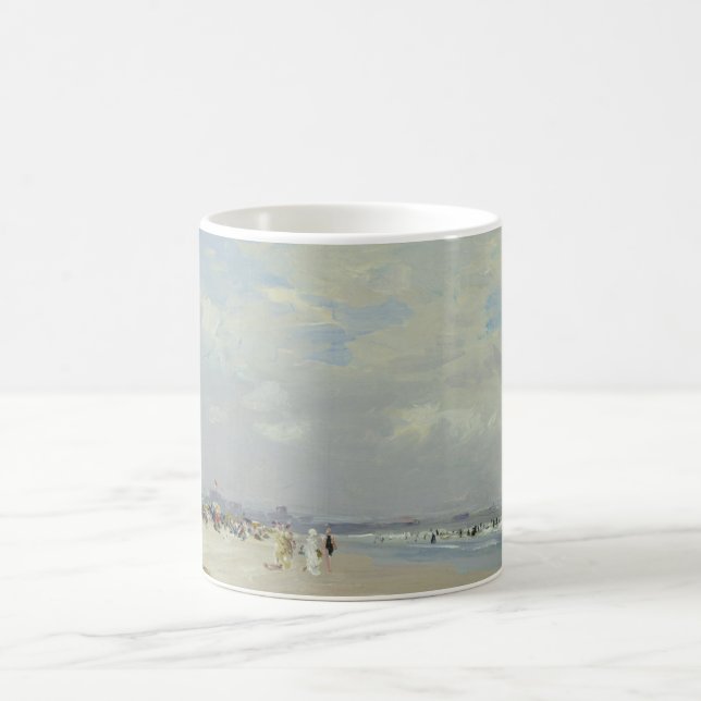 Taza De Café Rockaway Beach (Nueva York) (por E.H. Potthast) (Centro)