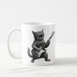 Taza De Café Rocker Cat Mug