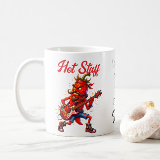 Taza De Café Rocker de Chili Rojo Caliente con Cita