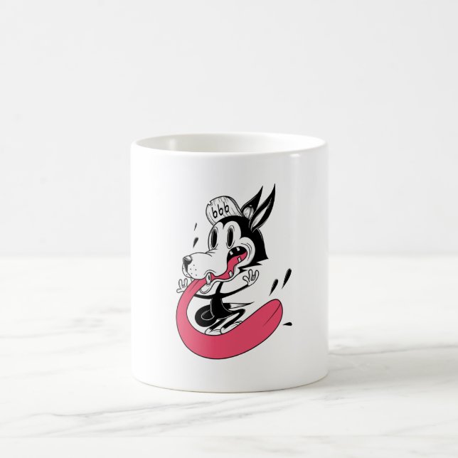 Taza De Café Rocker Dog (Centro)