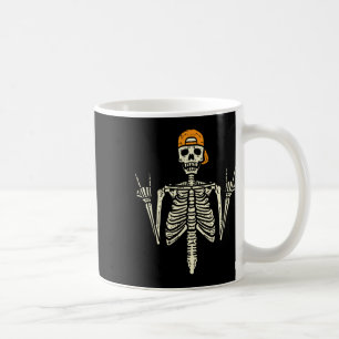 Taza De Café Rocker Skeleton Cap Skater Guay Halloween Punk Roc