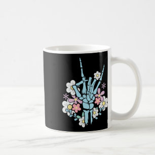 Taza De Café Rocker Skeleton Cap Skater Guay Halloween Punk Roc