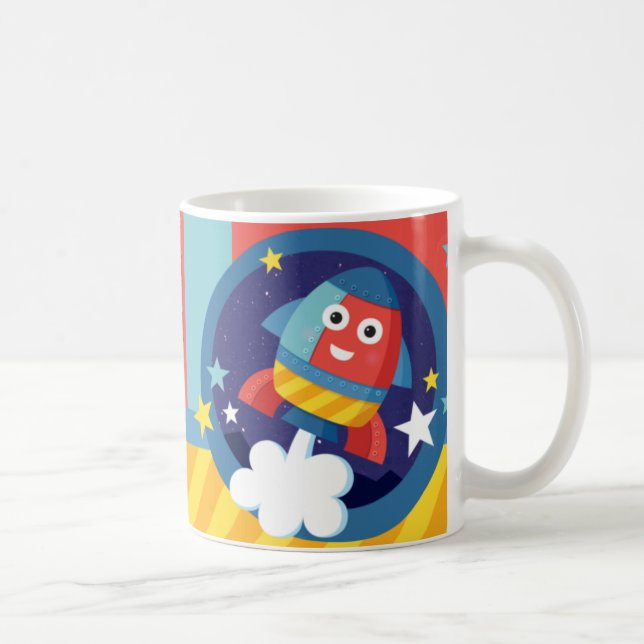 Taza De Café Rocket feliz (Derecha)