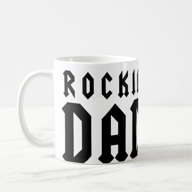 Taza De Café Rockin' Dad Mug (Izquierda)