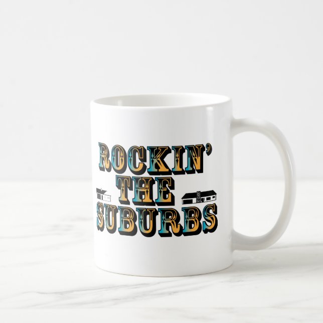Taza De Café Rockin los suburbios (Derecha)