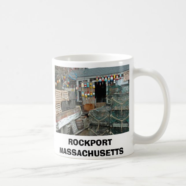 TAZA DE CAFÉ ROCKPORT MASSACHUSETTS (Derecha)
