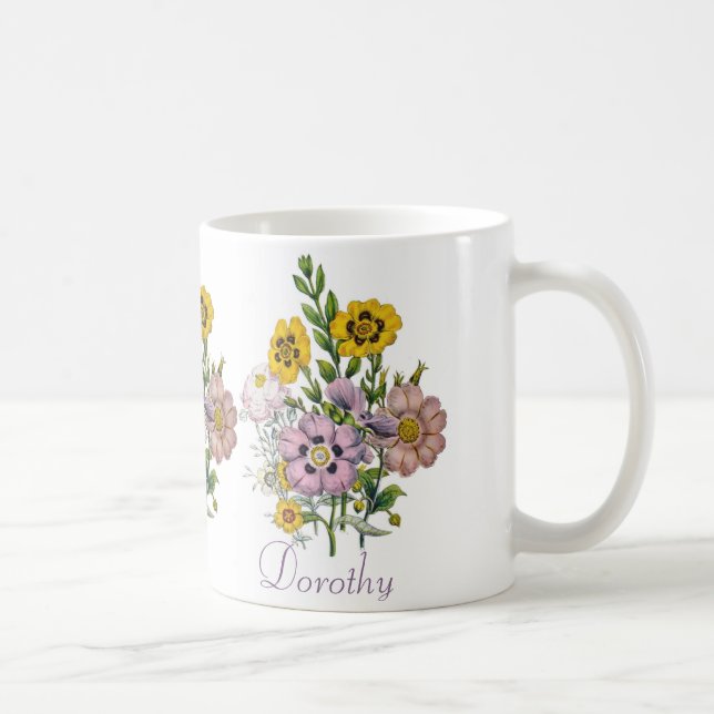 Taza De Café Rockroses personalizados (Derecha)
