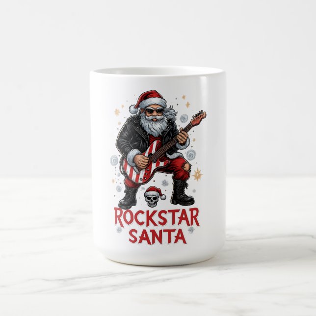 Taza De Café Rockstar Santa Mug (Centro)