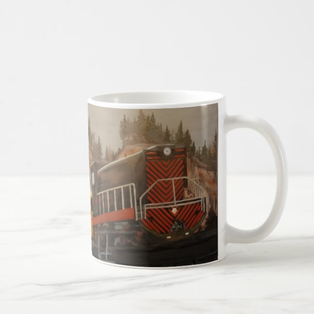 Taza De Café Rocky Mountain Coal Train (Derecha)