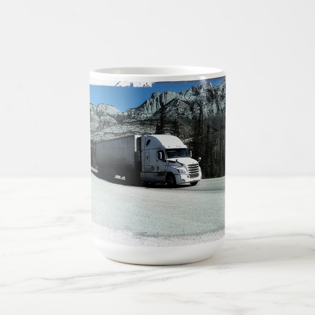 Taza De Café Rocky Mountain Hauler - Conductor de Camión de Car (Centro)