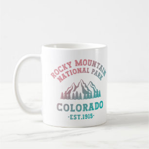 Taza De Café Rocky Mountain National Park Colorado USA Gradient