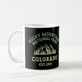 Taza De Café Rocky Mountain National Park Colorado USA Gradient
