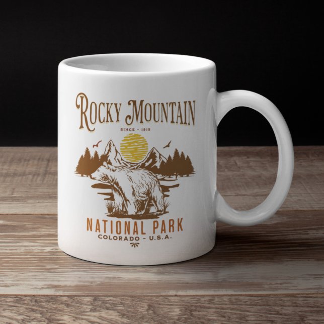 Taza De Café Rocky Mountain National Park Funny (Subido por el creador)