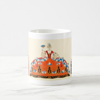 TAZA DE CAFÉ ROCOCO LADIA BELLEZA, DISEÑADOR DE CÓSTULOS DE MOD