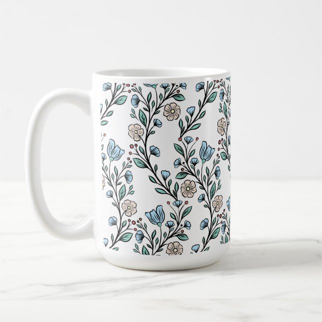 Taza De Café Rococo pattern (Izquierda)