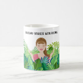 Taza De Café Rodearte Con Amigos Plantar Café Mug