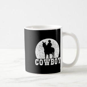 Taza De Café Rodeo de equitación Cowboy Caballo montando gráfic