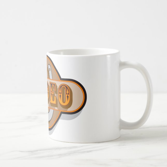 Taza De Café Rodeo Horseshoe (Derecha)