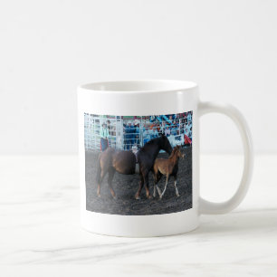 Taza De Café Rodeo Mare y Foal