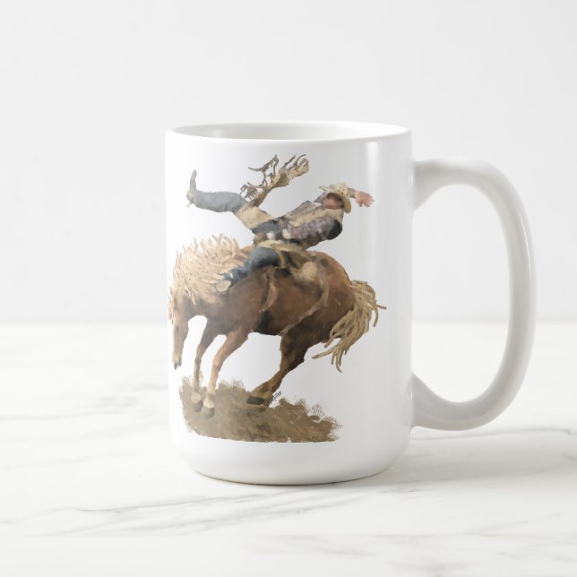 Taza De Café Rodeo Rider (Derecha)