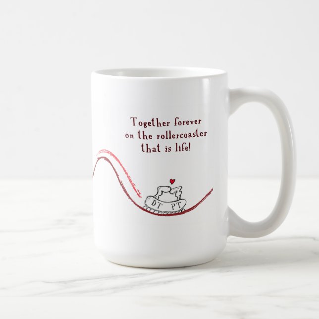 Taza De Café "Rodillo pinta de despegue " (Derecha)