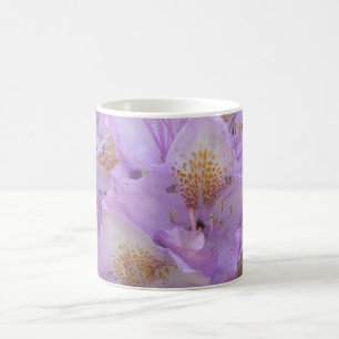 Taza De Café Rododendro ligero del ciruelo en primavera