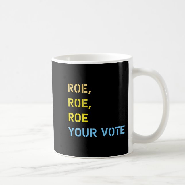 Taza De Café roe roe roe tu voto (Derecha)