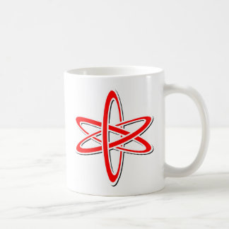 Taza De Café Rojo atómico