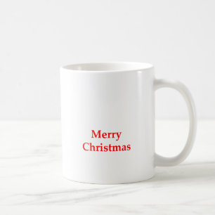Taza De Café Rojo de las Felices Navidad los regalos de Zazzle