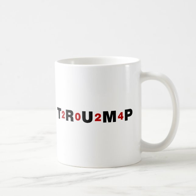 Taza De Café Rojo de Trump 2024 (Derecha)