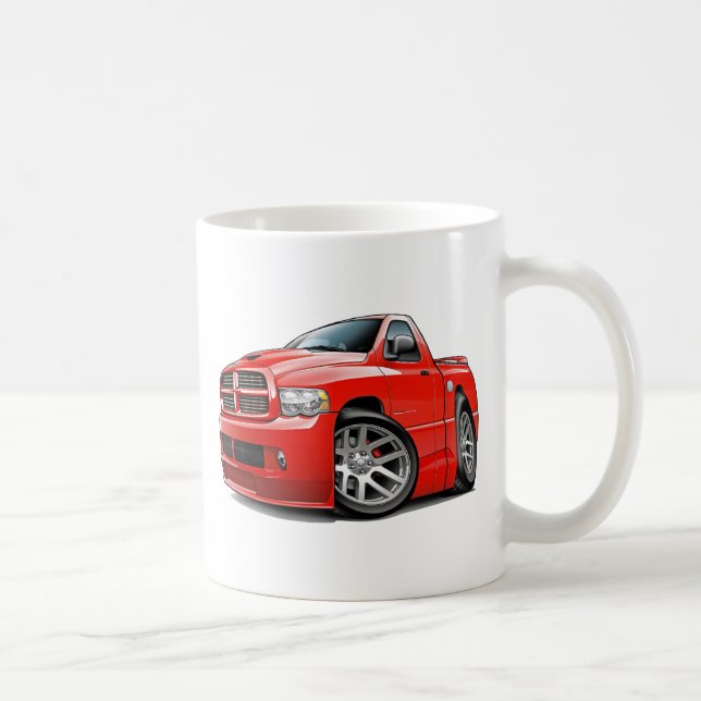 Taza De Café Rojo del espolón de Dodge SRT10 (Derecha)