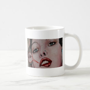 Taza De Café Rojo labios