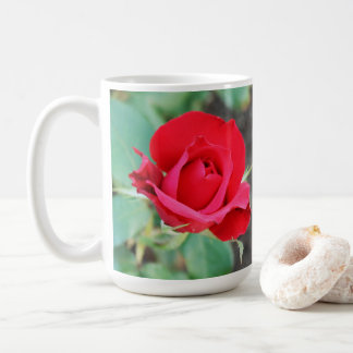 Taza De Café Rojo Rosa